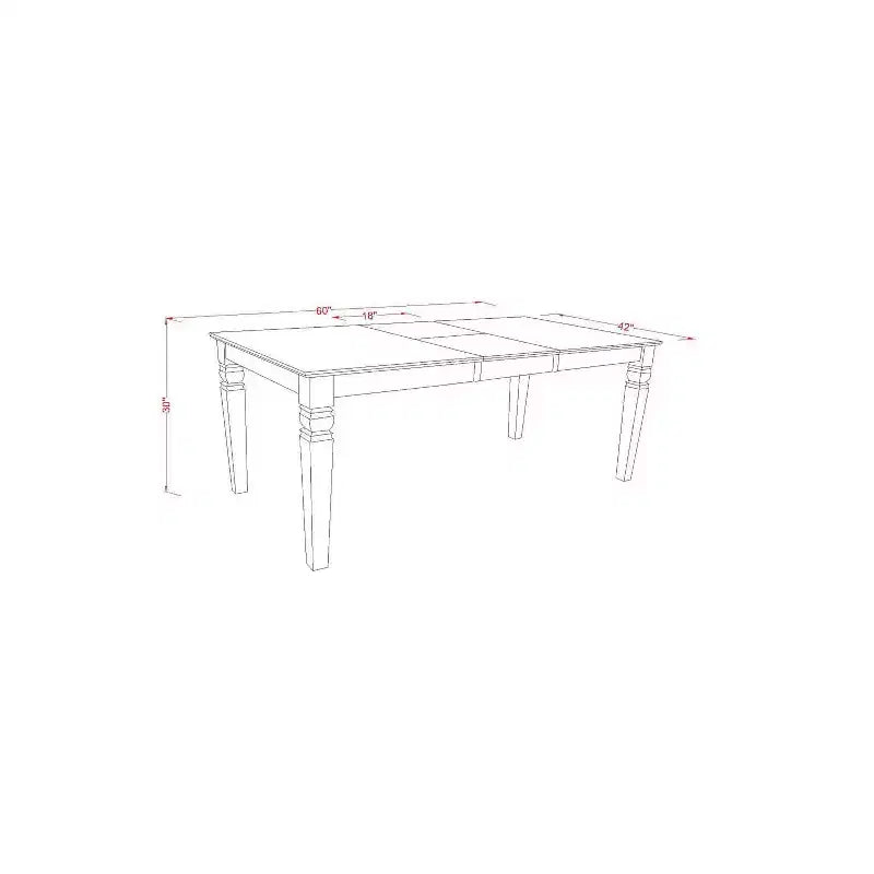Ensemble de salle à manger nordique 7 pièces - Table et tabourets de cuisine blancs lin - Style ferme moderne