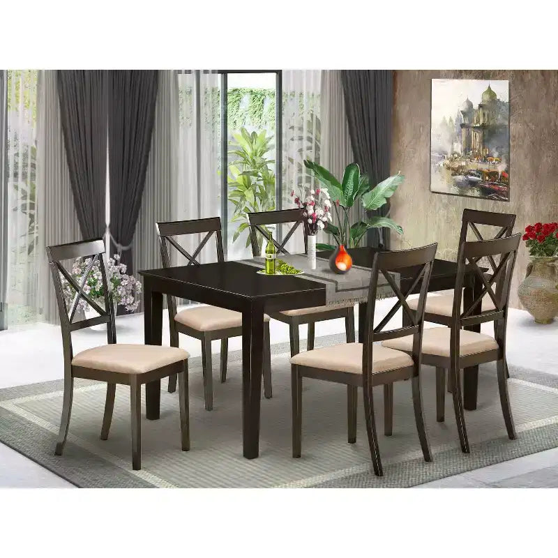 Ensemble table et chaises de salle à manger vintage - Ensemble de salle à manger moderne Capri pour cuisine ou salle à manger