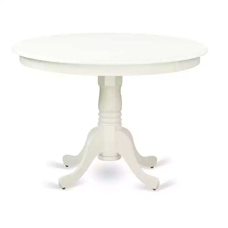 Ensemble de salle à manger 5 pièces Table et chaises rondes - Table de cuisine de 42 pouces avec finition Pond en cuir PU