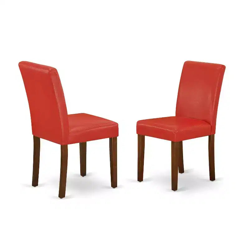 Ensemble table à manger ronde pour 4 – Table sur pied de 42 pouces et chaises Firebrick – Sérénité balnéaire
