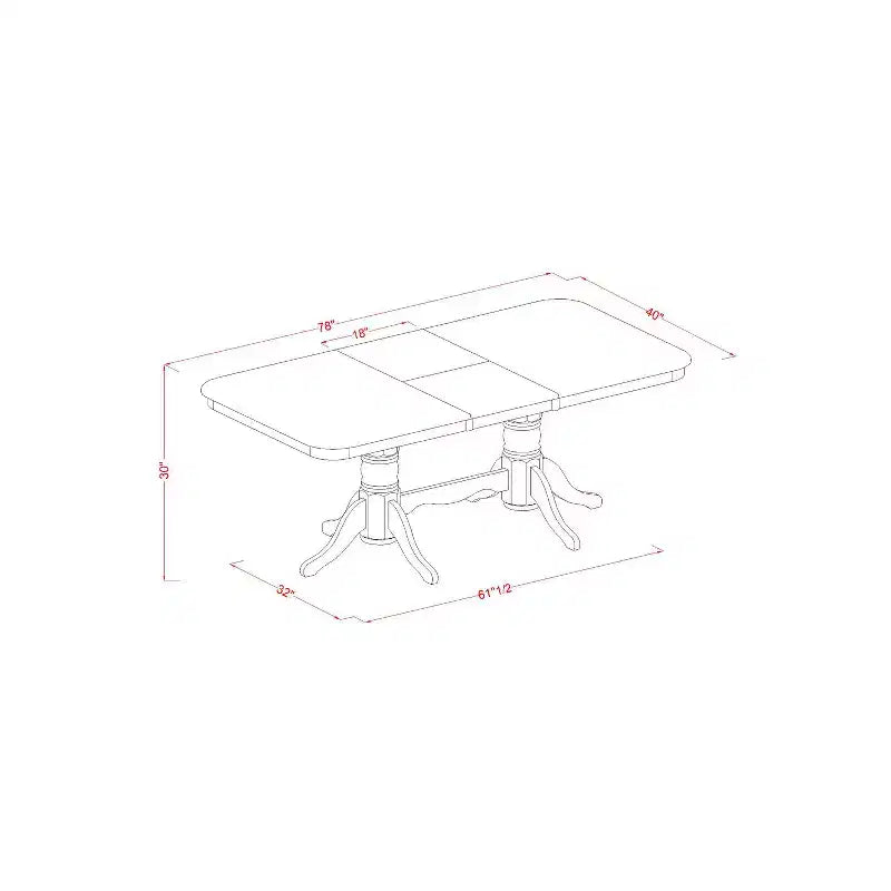 Ensemble repas urbain - Table et chaises pour cuisine ou salle à manger - Meubles modernes