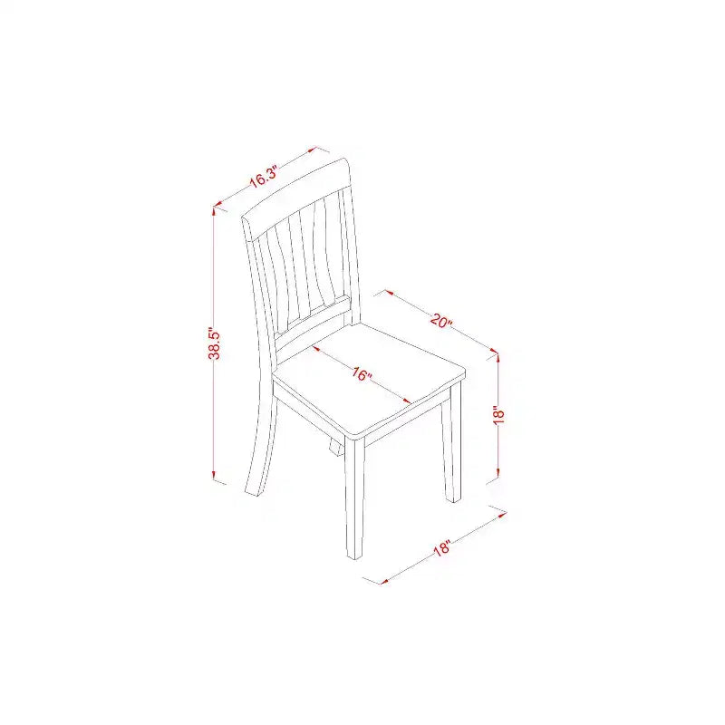 Ensemble repas urbain - Table et chaises pour cuisine ou salle à manger - Meubles modernes