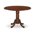 Round Kitchen Dining Set - 3 Piece Table & Chair Set - 42 Inch Table - Bohemian Style