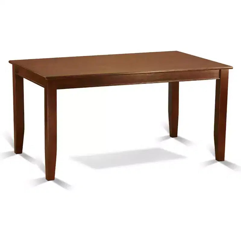 Salle à manger Ensemble de meubles 7 pièces Table et chaises Style éclectique Finition acajou
