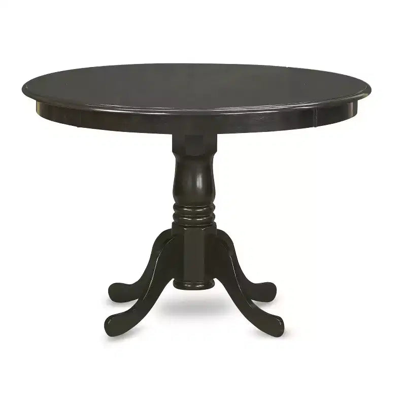 Round Dining Table Set - Dinette Chairs, Kitchen Table, Small Table, Cappuccino Finish, Old World Charm