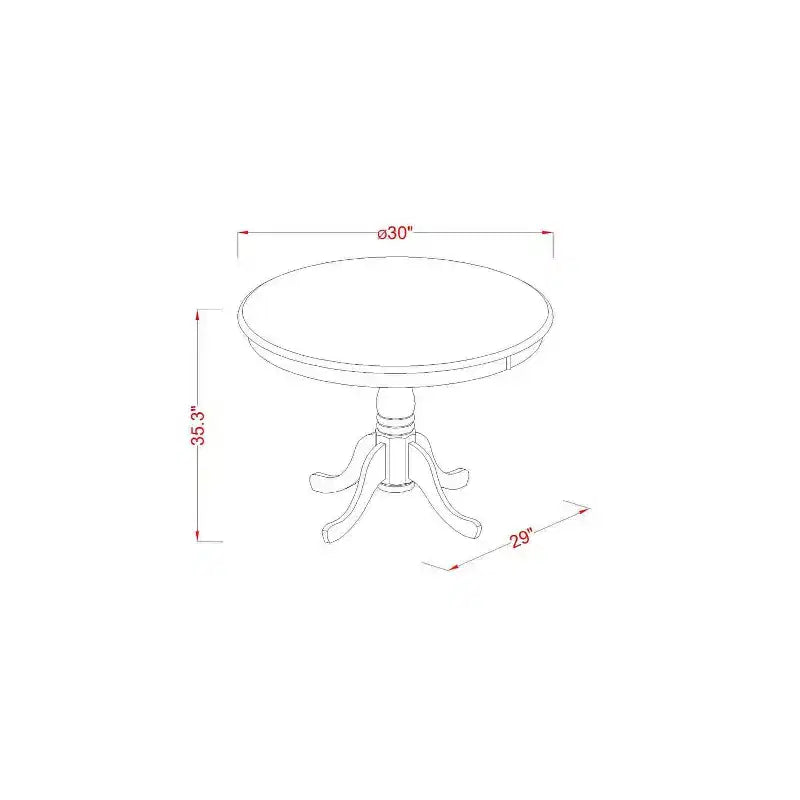Ensemble table de hauteur comptoir avec 4 chaises - Ensemble de salle à manger moderne pour cuisine ou salle à manger