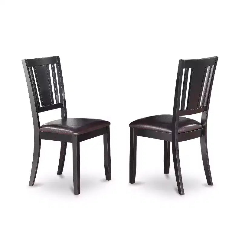 Ensemble dînette rond - Table de cuisine avec 4 chaises - Ensemble de salle à manger moderne