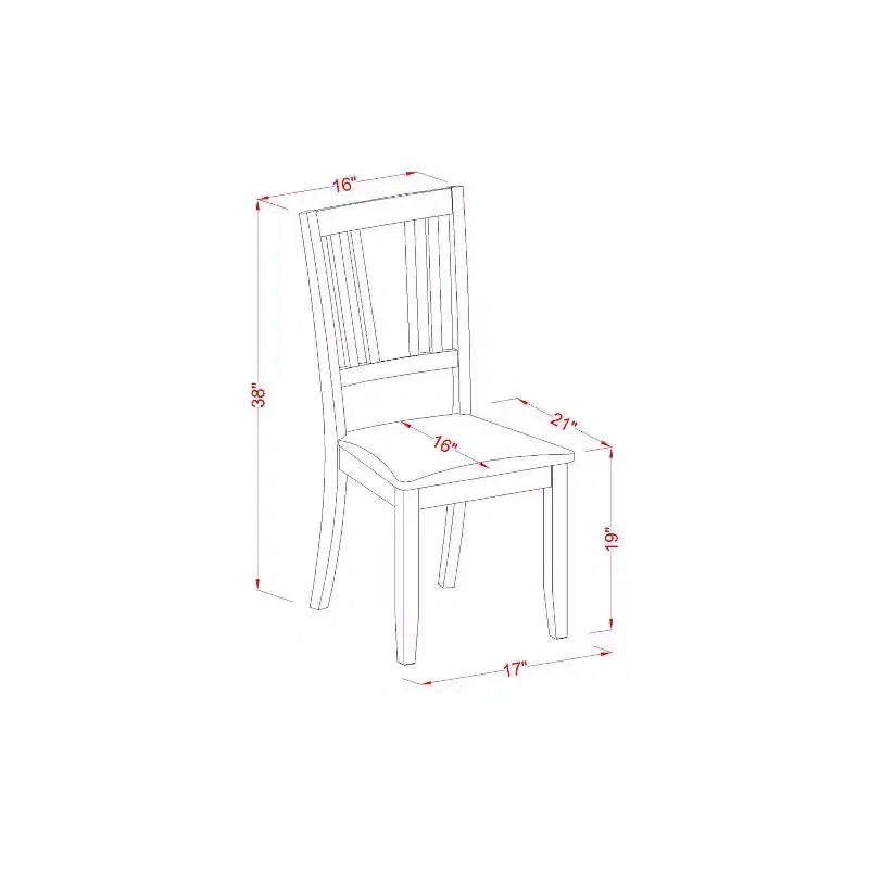 Ensemble dînette rond - Table de cuisine avec 4 chaises - Ensemble de salle à manger moderne
