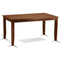 Asian Fusion Kitchen Table Set - Dining Table with 4 Chairs & Bench - Modern Dining Room Furniture