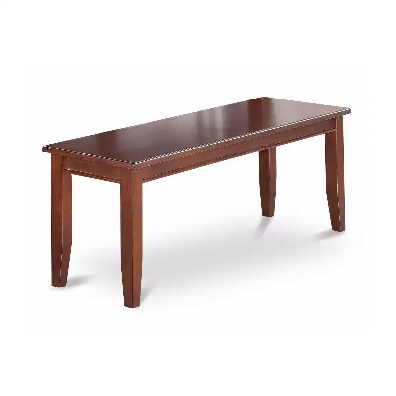 Ensemble de salle à manger fusion asiatique - Table à manger avec 4 chaises et banc - Mobilier de salle à manger moderne