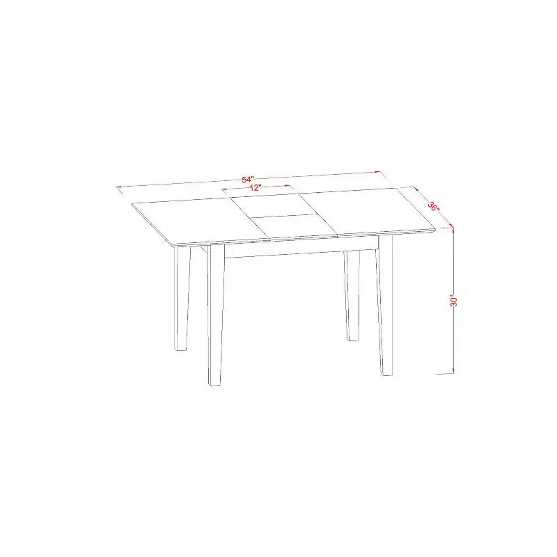 Petit ensemble de salle à manger - Table de cuisine avec chaises et banc - Style sud-ouest - Idéal pour les petits espaces