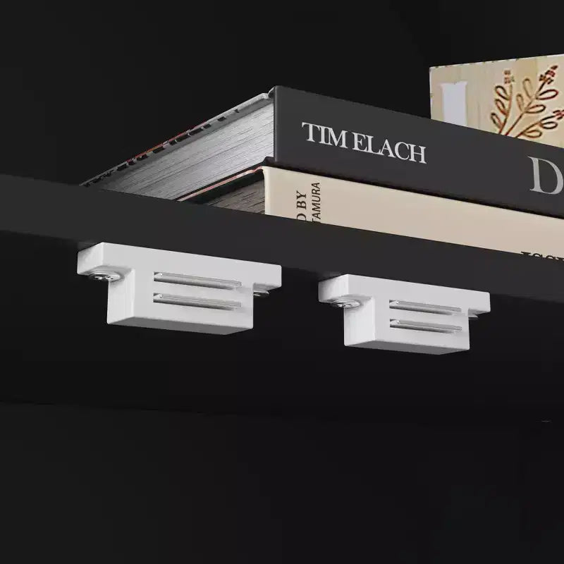 Vitrine / Bibliothèque à Porte Vitrée Bombée avec Fermeture Magnétique + Étagères Ouvertes + Tiroir