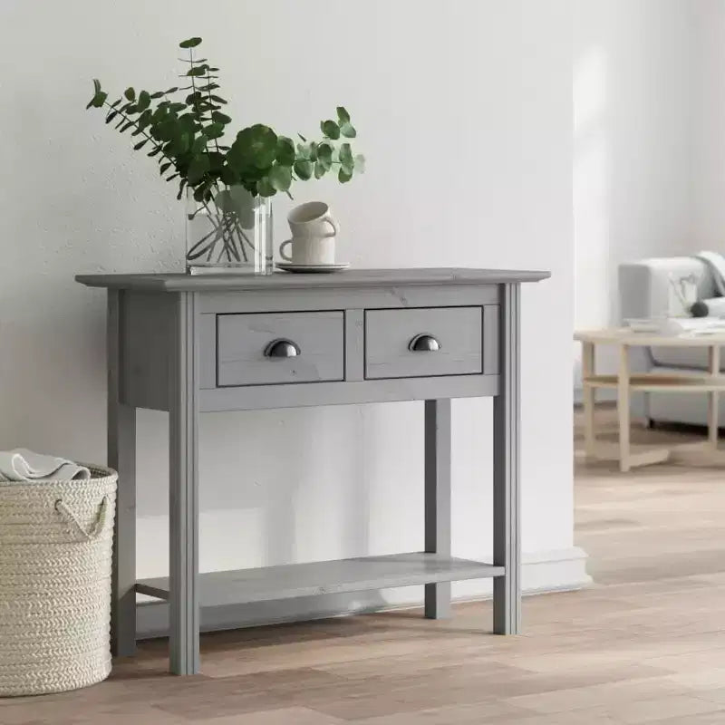 Table console d'appoint Table console de canapé en pin massif
