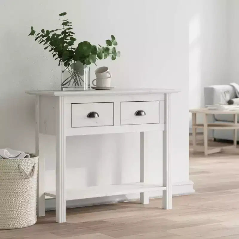 Table console d'appoint Table console de canapé en pin massif