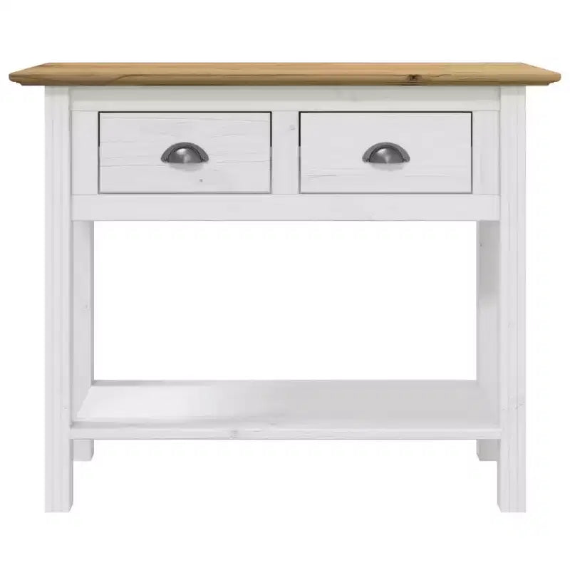 Table console d'appoint Table console de canapé en pin massif
