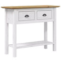 Table console d'appoint Table console de canapé en pin massif