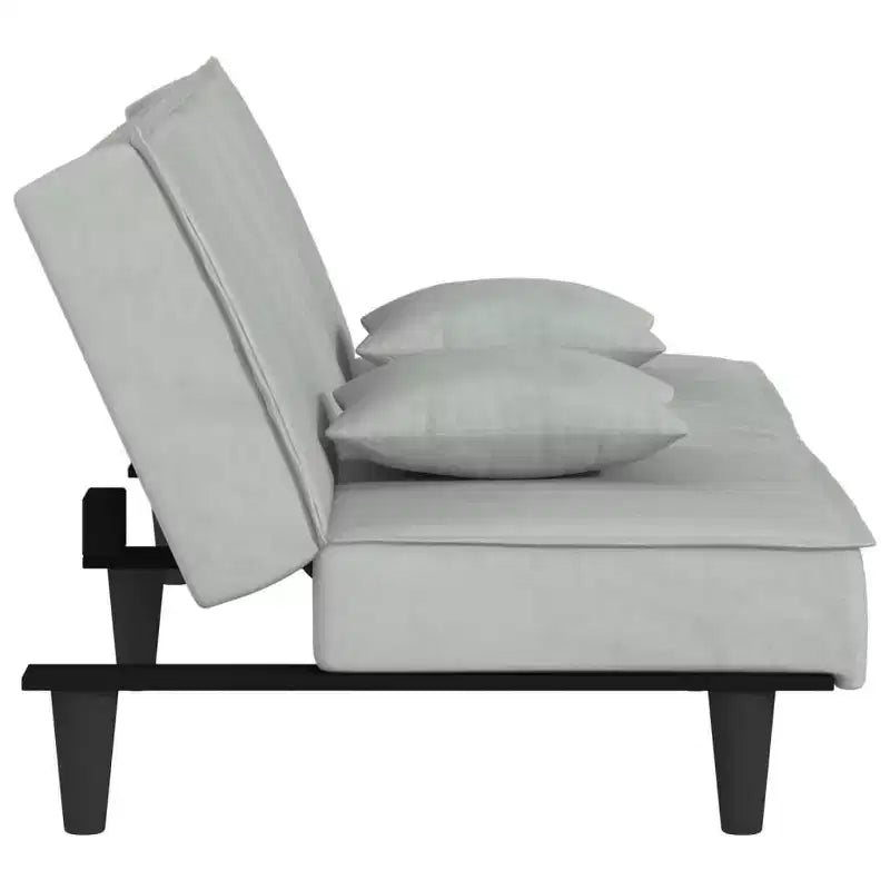 Canapé-lit 2 places en velours inclinable Causeuse Pliante Lit de repos Multiples couleurs