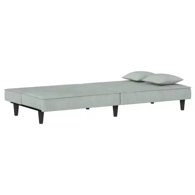 Canapé-lit 2 places en velours inclinable Causeuse Pliante Lit de repos Multiples couleurs