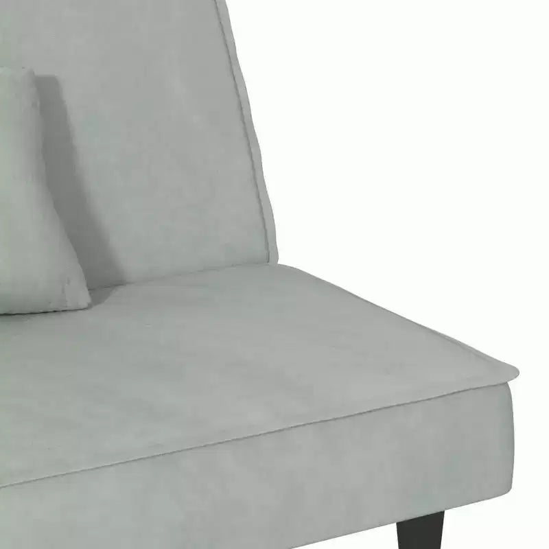 Canapé-lit 2 places en velours inclinable Causeuse Pliante Lit de repos Multiples couleurs