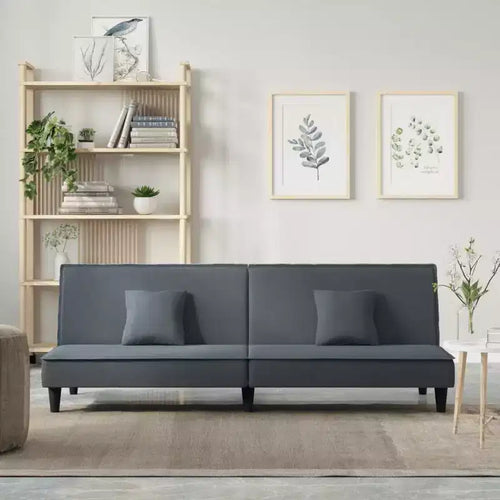 Canapé-lit 2 places en velours inclinable Causeuse Pliante Lit de repos Multiples couleurs