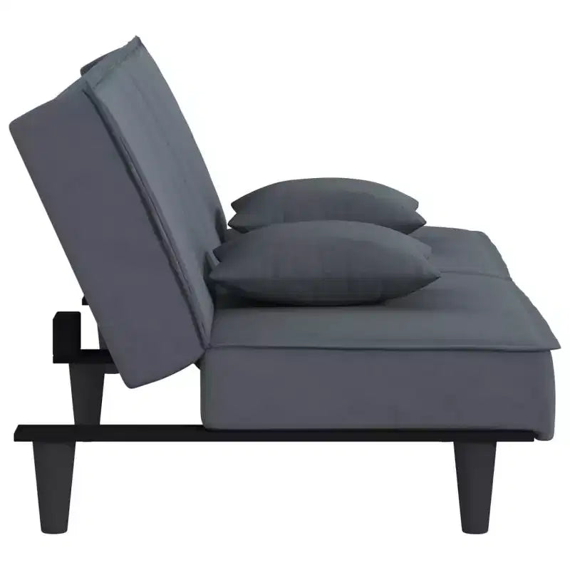 Canapé-lit 2 places en velours inclinable Causeuse Pliante Lit de repos Multiples couleurs