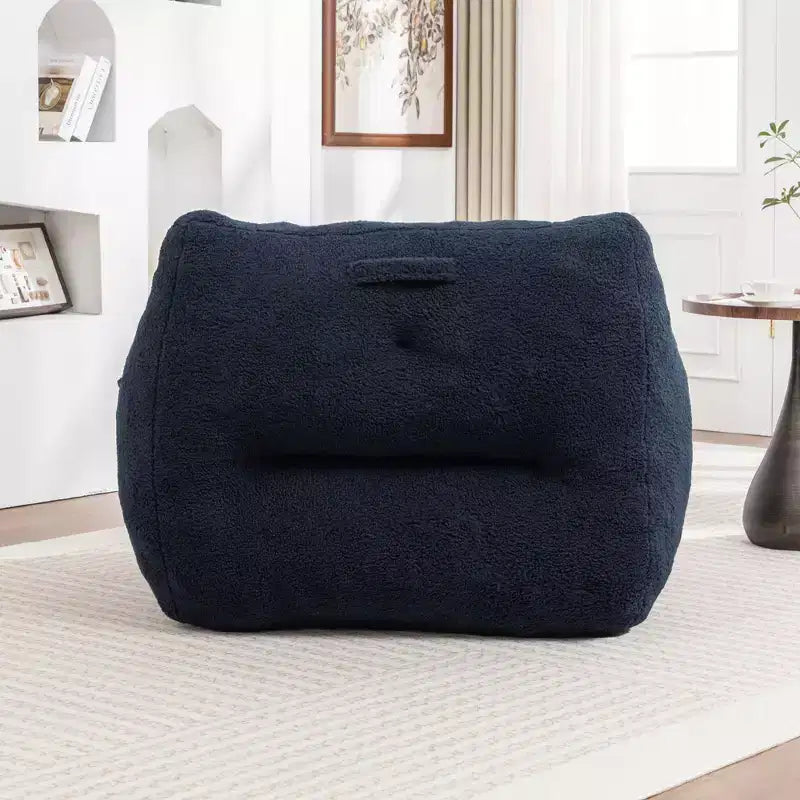 Pouf géant avec accoudoirs, canapé-pouf Teddy avec mousse haute densité, fauteuils de sol pour adultes, canapé-pouf pour salon