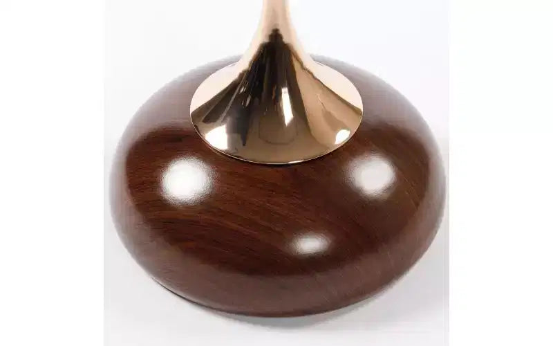 Table d'appoint ronde avec piédestal queue de sirène, petite table basse avec plateau en métal antirouille, table d'appoint polyvalente, table d'appoint pour salon