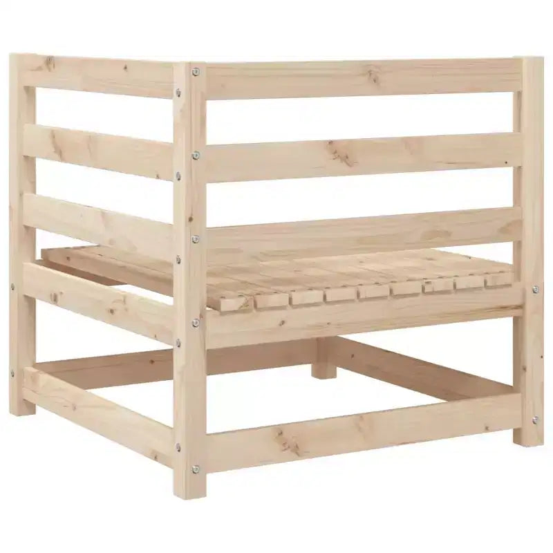 vidaXL Salon de jardin 9 pcs Bois de pin massif