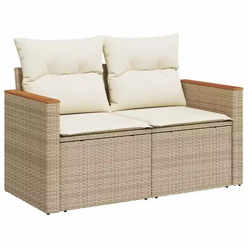 vidaXL Ensemble de canapés de patio 12 pièces avec coussins en résine tressée, canapés modulaires d'extérieur, plusieurs couleurs et modèles