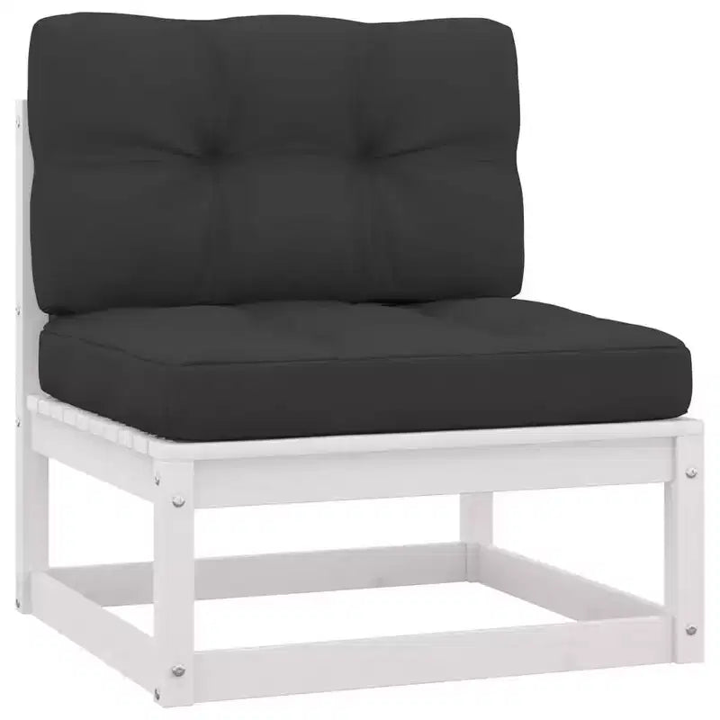 vidaXL Ensemble de Mobilier de Jardin 4 Pièces Canapé d'Angle Extérieur Bois de Pin Massif