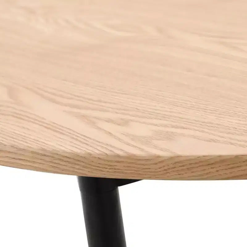 Ensemble de salle à manger 7 pièces LeisureMod Tule avec cadre en acier, 6 chaises de salle à manger rembourrées et table de salle à manger ovale de 180 cm avec plateau en bois