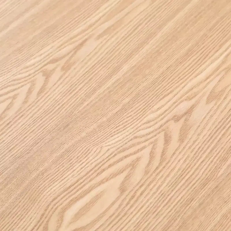 Ensemble de salle à manger 7 pièces LeisureMod Tule avec cadre en acier, 6 chaises de salle à manger rembourrées et table de salle à manger ovale de 180 cm avec plateau en bois