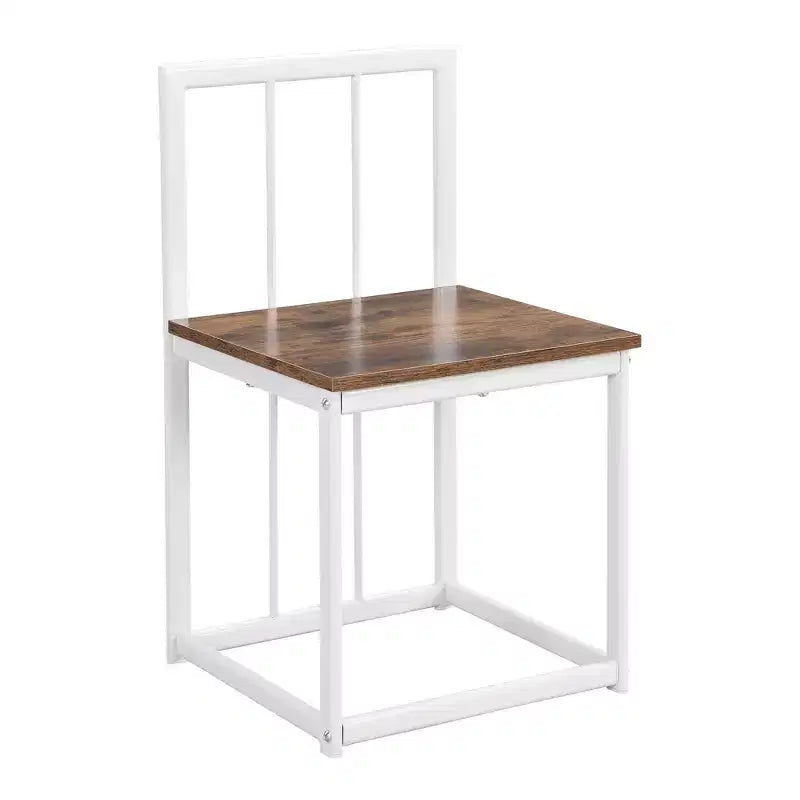 Ensemble de salle à manger moderne en marbre pour 6 personnes avec structure en métal, table rectangulaire en marbre autocollant et 6 chaises pour salle à manger et cuisine.