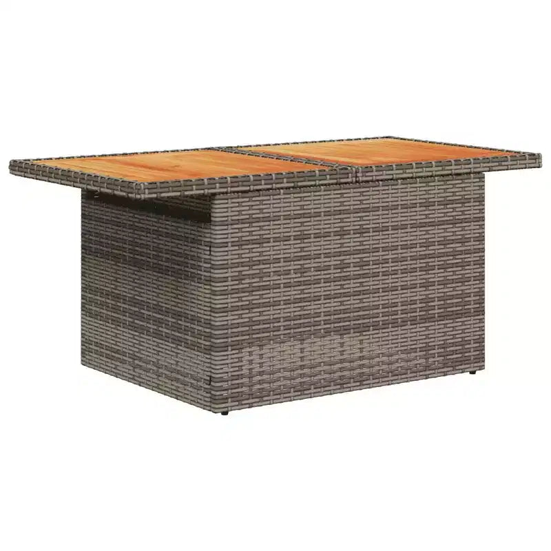 vidaXL Salon de jardin avec coussins – Résine tressée, Design moderne