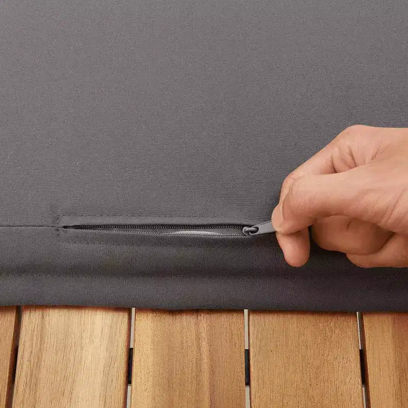 vidaXL Salon de jardin avec coussins – Résine tressée, Design moderne