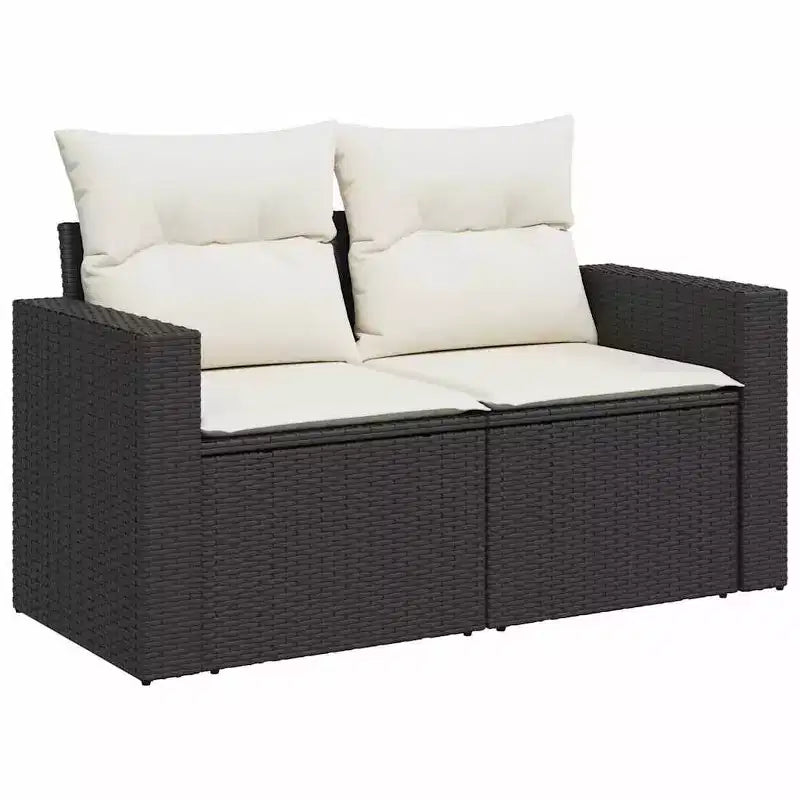 vidaXL Salon de jardin avec coussins de différentes couleurs