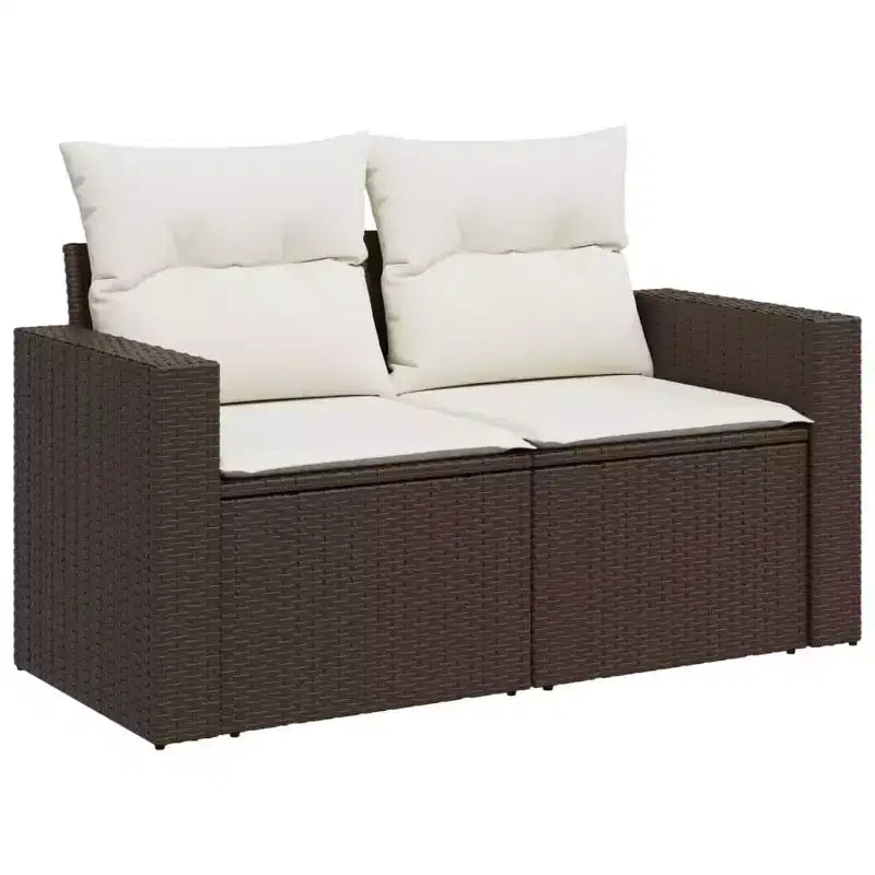 vidaXL Salon de jardin avec coussins de différentes couleurs