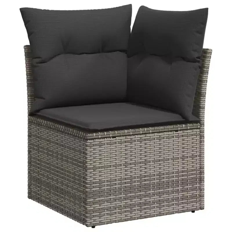 vidaXL Salon de jardin avec coussins de différentes couleurs