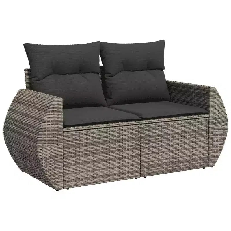 vidaXL Salon de jardin avec coussins de différentes couleurs