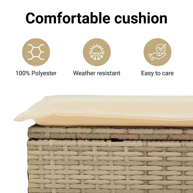 vidaXL Ensemble de Repas de Jardin avec Coussins en Plusieurs Couleurs