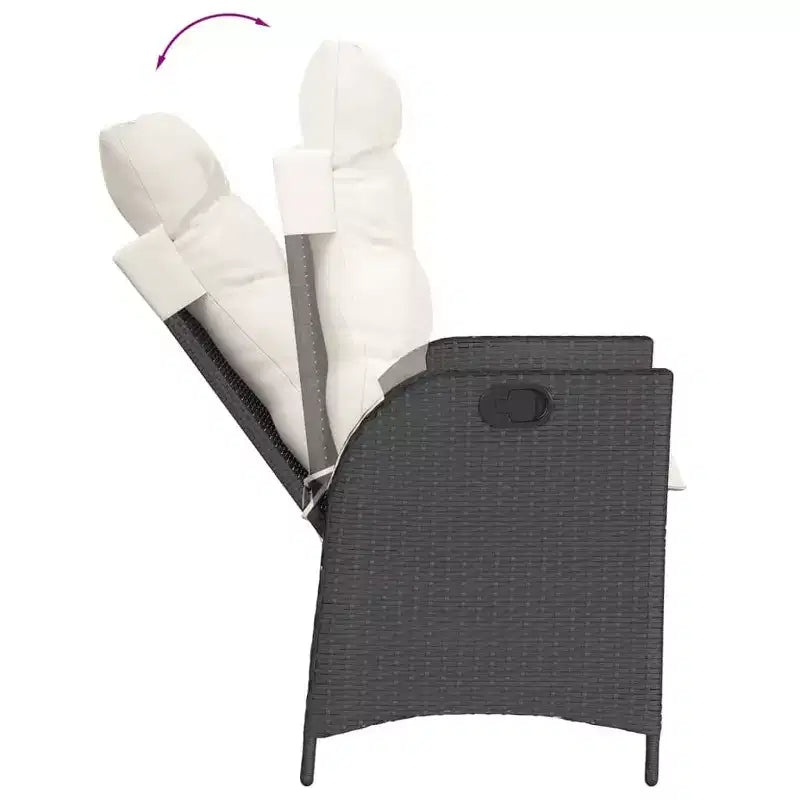 vidaXL Ensemble de Repas de Jardin avec Coussins en Plusieurs Couleurs