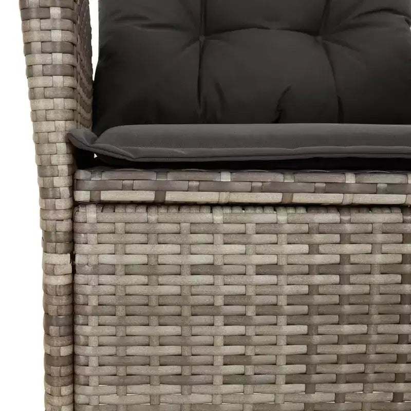 vidaXL Ensemble de Repas de Jardin avec Coussins en Plusieurs Couleurs