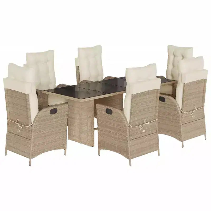 vidaXL Garden Dining Set with Cushions in Multiple Colors