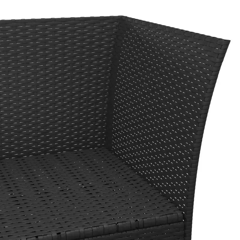 vidaXL Salon de jardin avec coussins en résine tressée 3/4 pièces