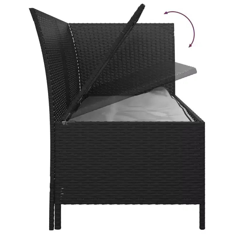 vidaXL Salon de jardin avec coussins en résine tressée 3/4 pièces