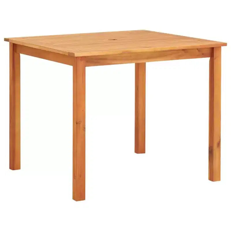 vidaXL Ensemble repas en bois d'acacia avec coussins/foncé 3/5 pièces