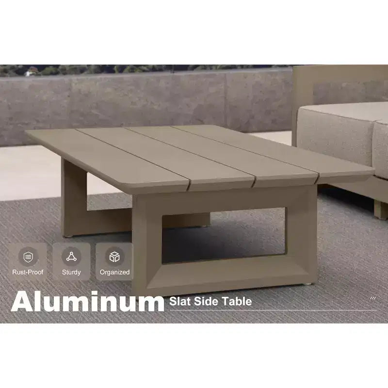 Ensemble de meubles de patio PURPLE LEAF, canapé d'extérieur ouvert avec coussins moelleux pour cour, véranda, terrasse