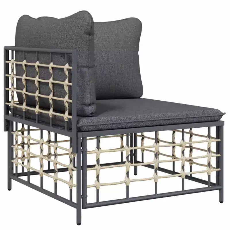 vidaXL Salon de jardin moderne 10 pièces avec coussins