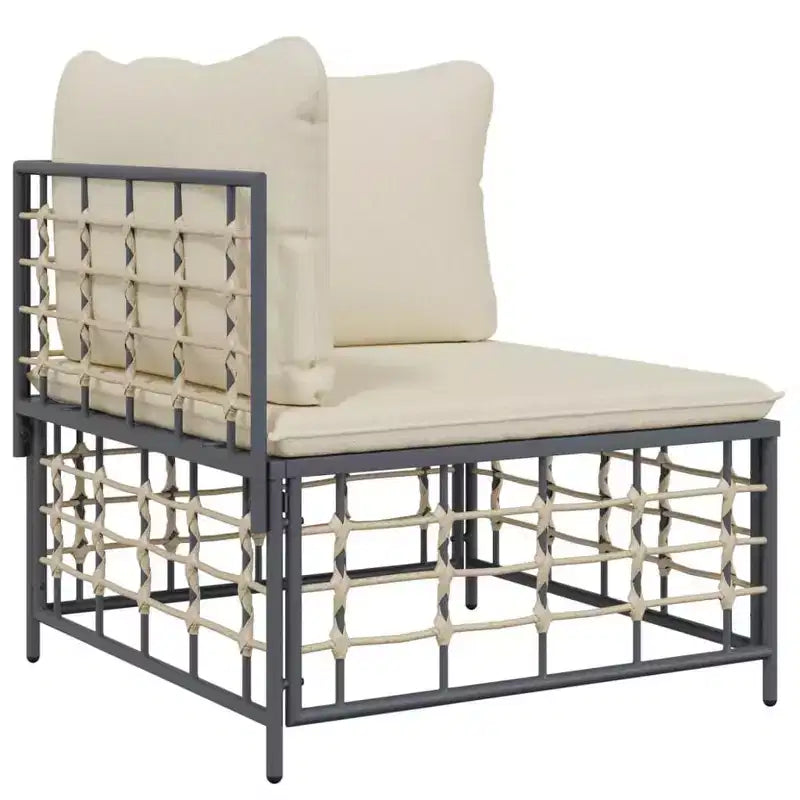 vidaXL Salon de jardin moderne 10 pièces avec coussins