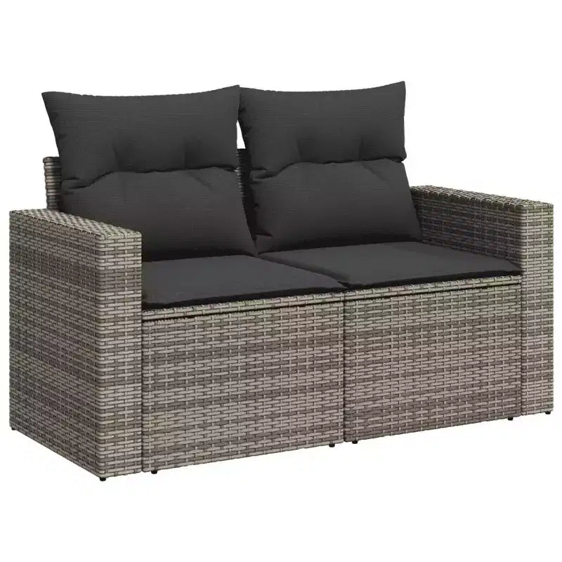 vidaXL Salon de jardin moderne avec coussins de diverses couleurs